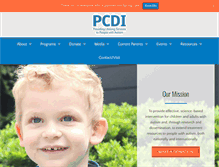 Tablet Screenshot of pcdi.org